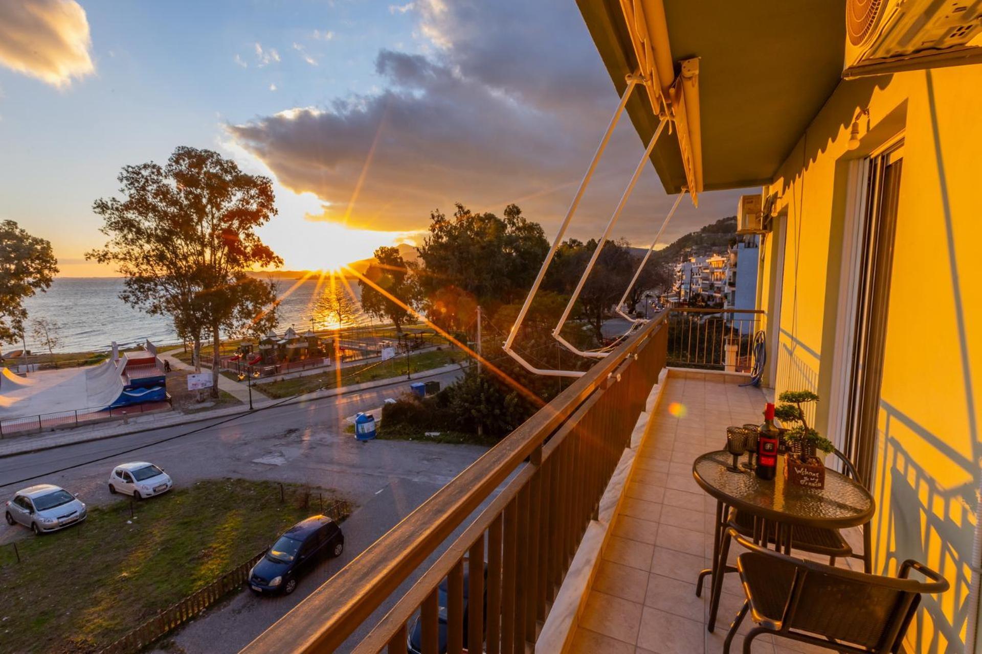 Vicky'S View House Apartment Nafpaktos Bagian luar foto